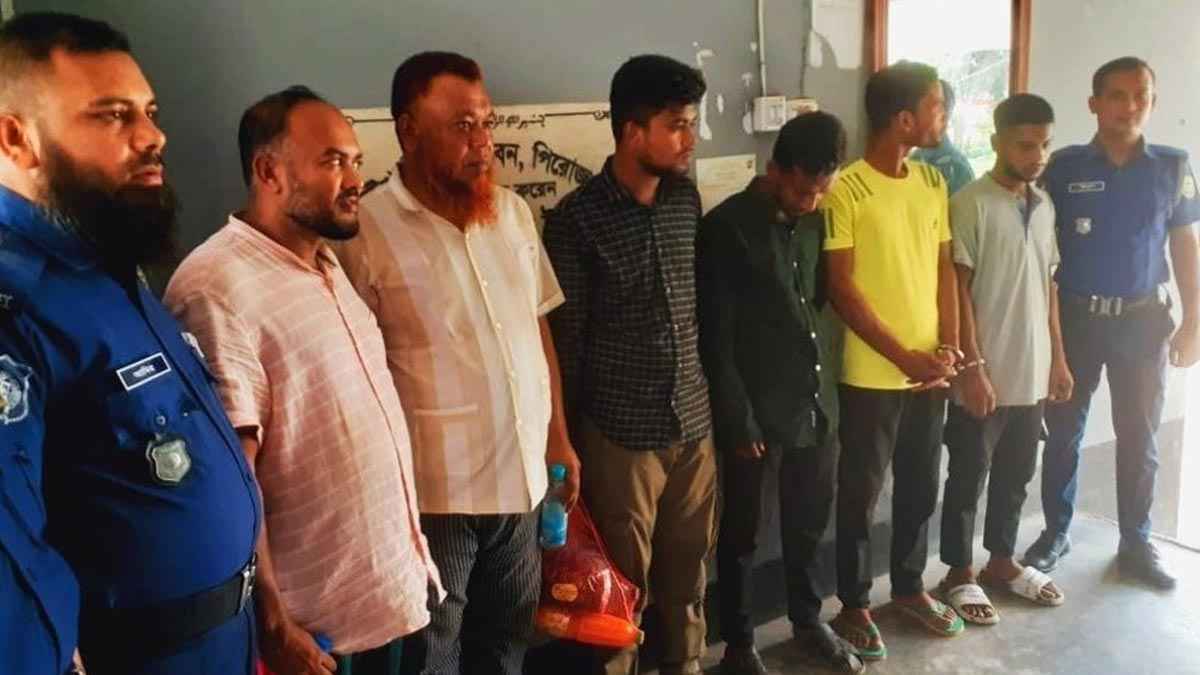 পিরোজপুরে মৎস্য-তাঁতী লীগ নেতাসহ গ্রেফতার ৬