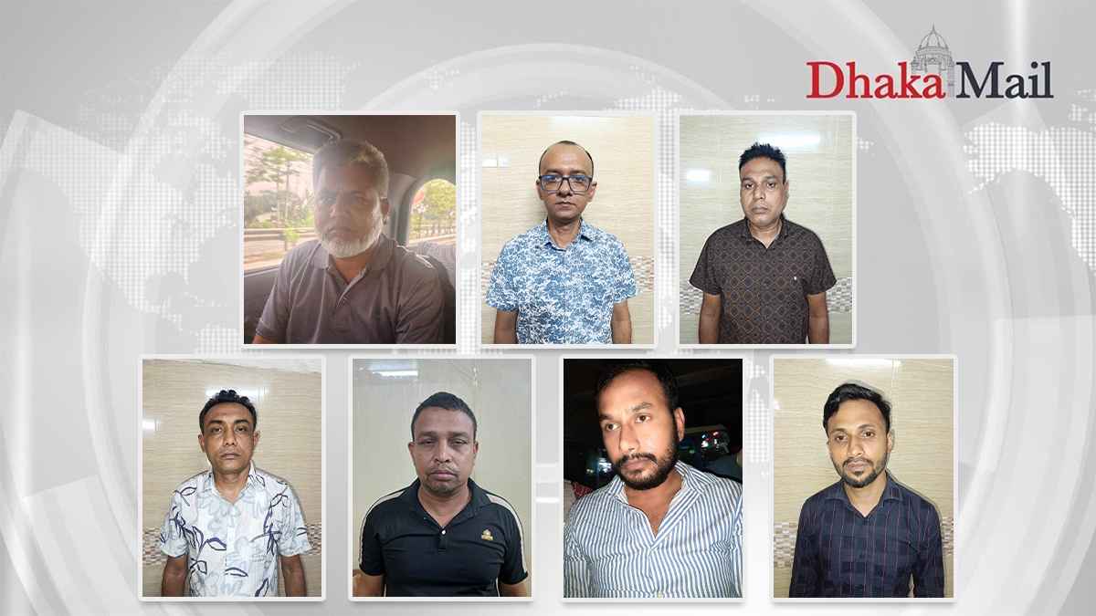 আওয়ামী লীগ ও নিষিদ্ধ ছাত্রলীগসহ গ্রেফতার ৭