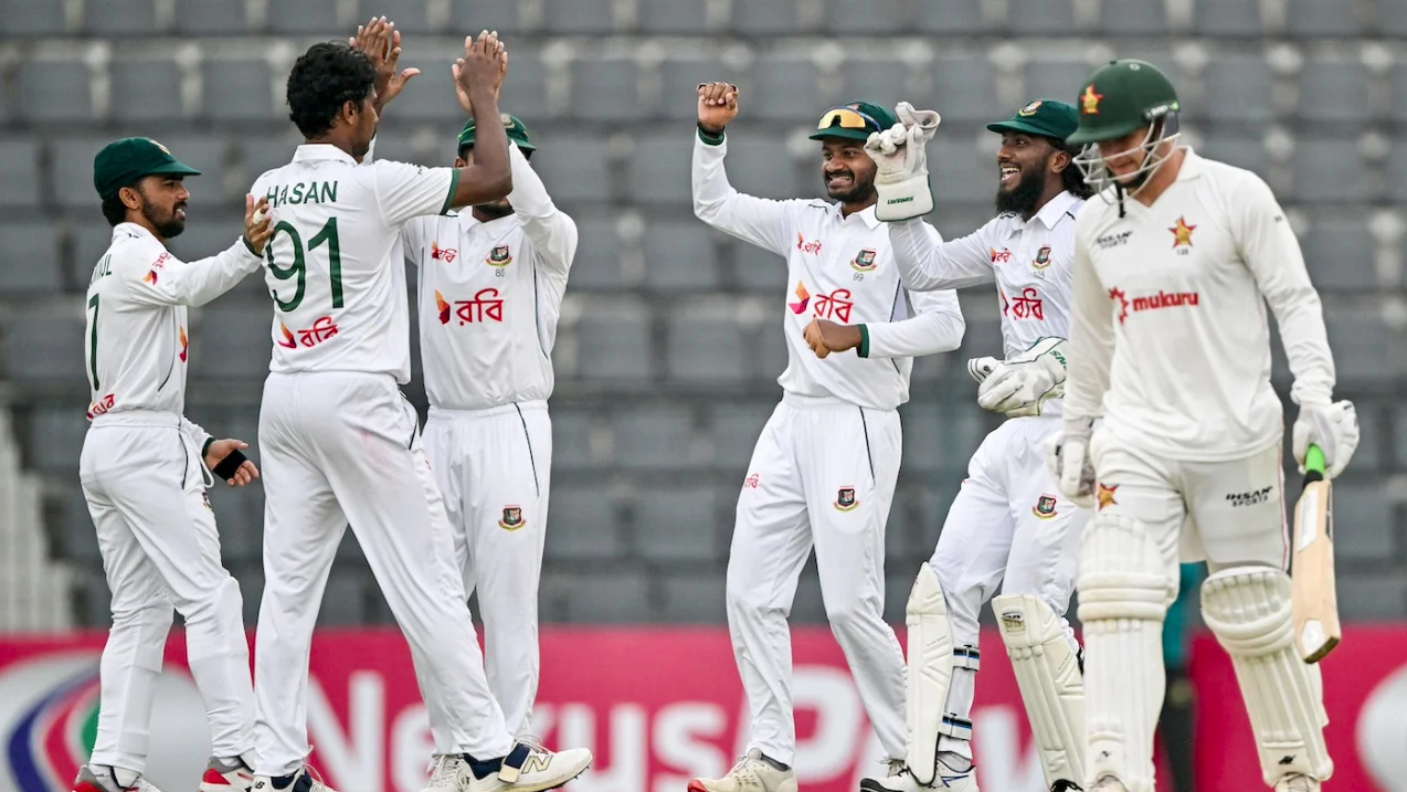 ৪ উইকেট নিয়ে দ্বিতীয় দিনের প্রথম সেশন বাংলাদেশের