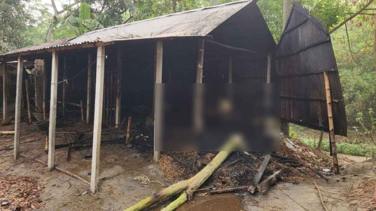 সিরাজগঞ্জে আগুনে পুড়ল ৫ গরু, কৃষক দগ্ধ