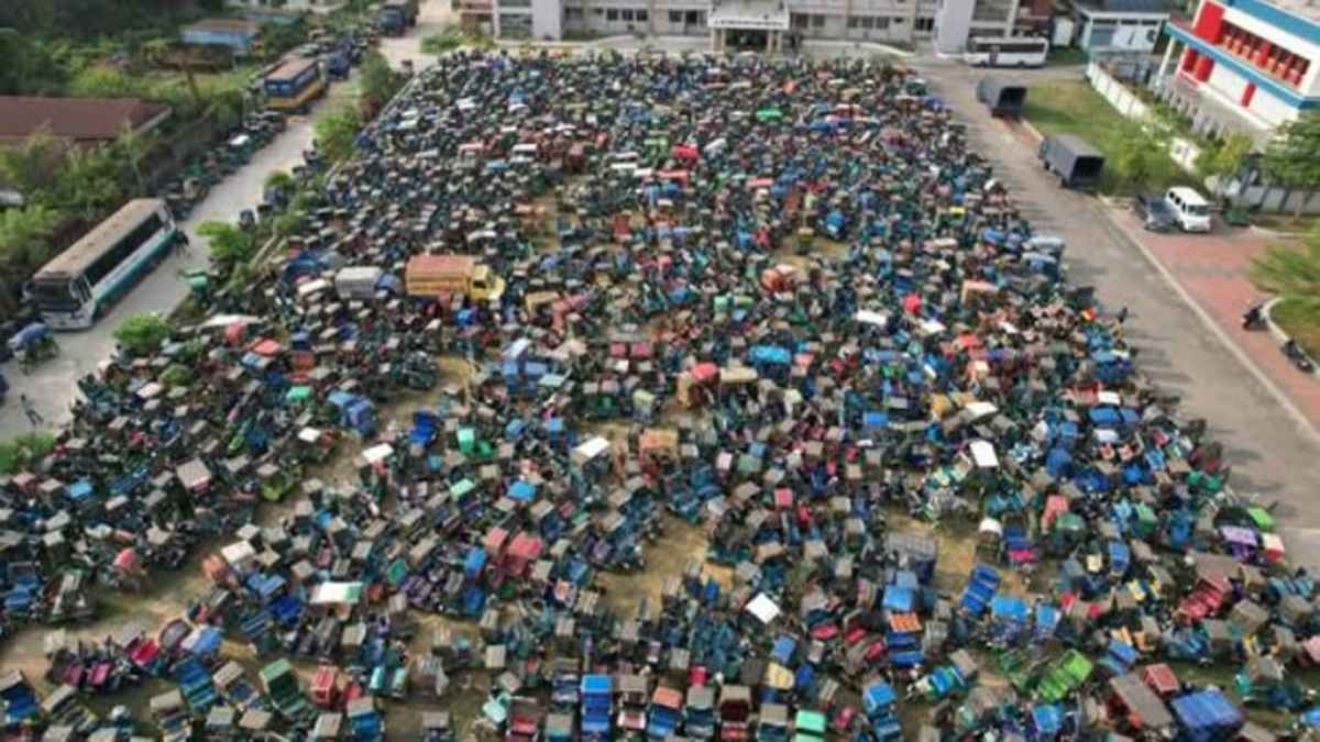 চট্টগ্রামে চলতি মাসে ৩১৬২ ব্যাটারিচালিত রিকশা আটক