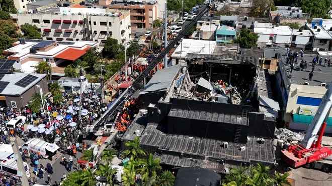 নাইটক্লাবের ছাদ ধসে গভর্নরসহ নিহত ৯৮