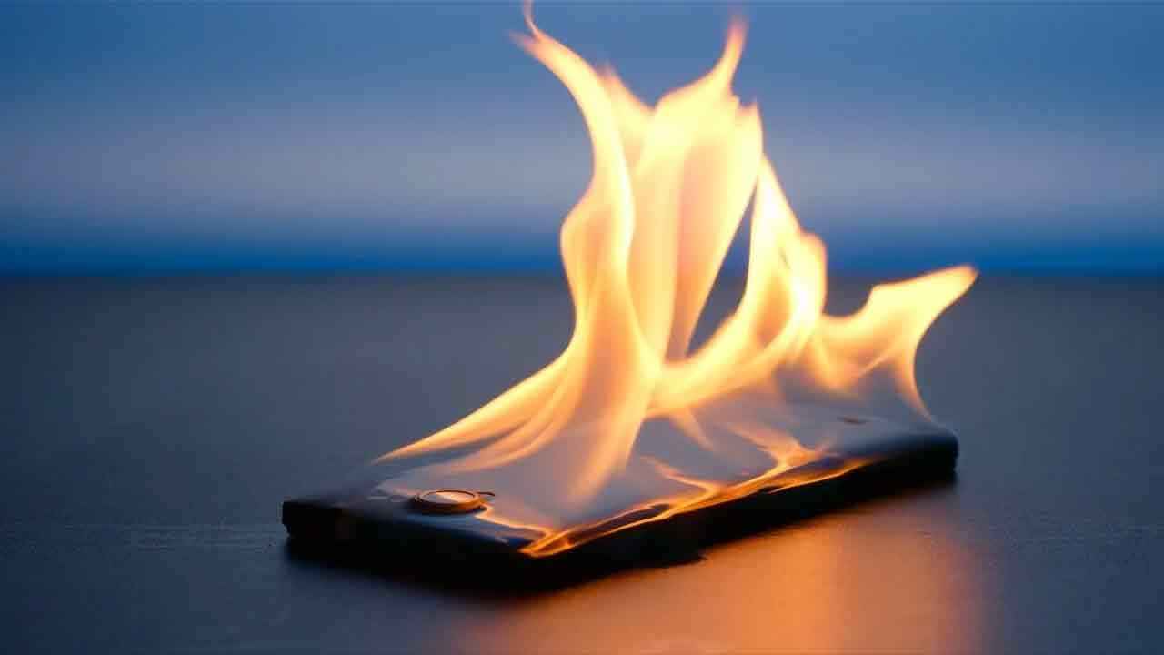 smartphone fire