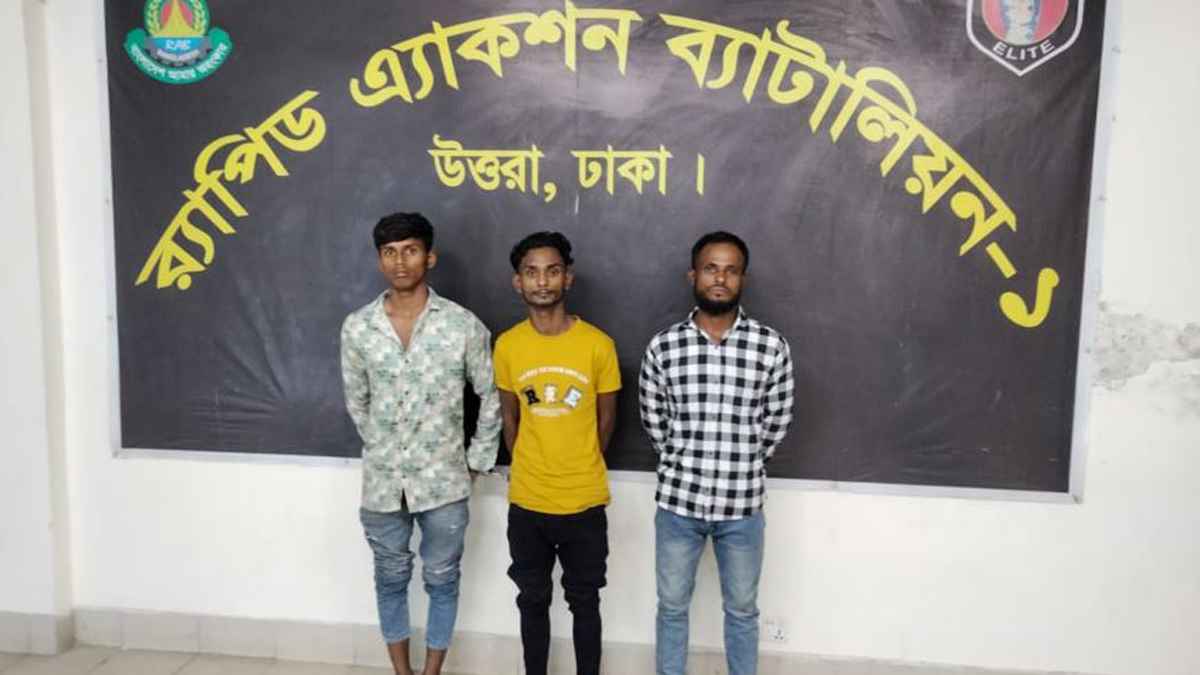 বালুবাহী ট্রাকে ১২৪ কেজি গাঁজাসহ ৩ মাদক কারবারি গ্রেফতার