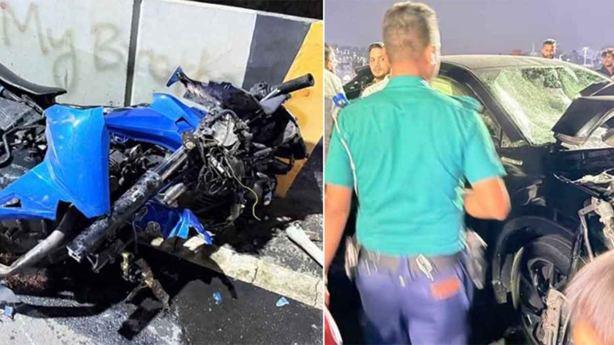 কালশী ফ্লাইওভারে প্রাইভেটকার-মোটরসাইকেল সংঘর্ষে নিহত ২