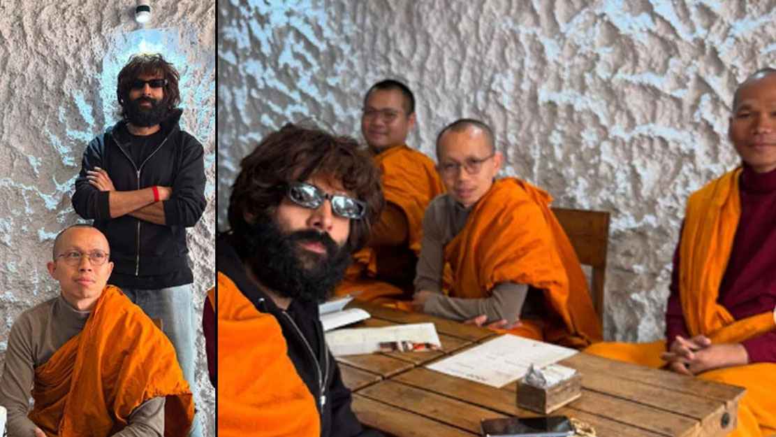 বৌদ্ধ সন্ন্যাসীর দ্বারস্থ কার্তিক আরিয়ান, মন দিচ্ছেন ধর্মে!