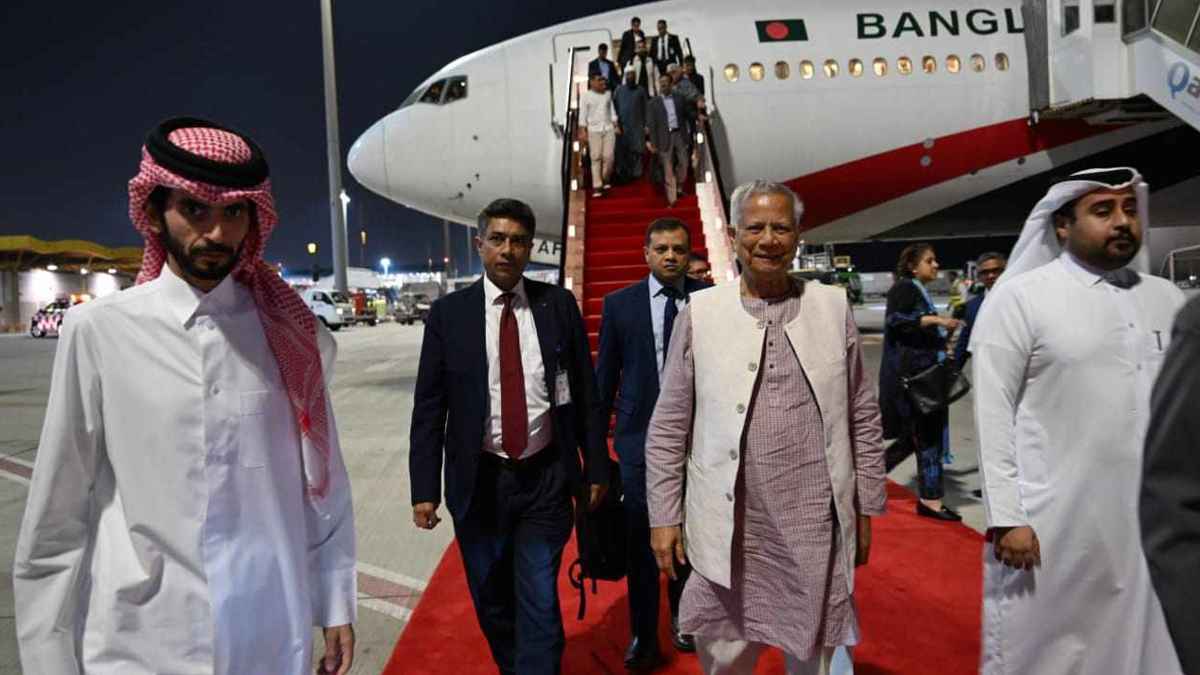 কাতারে ড. মুহাম্মদ ইউনূসকে লালগালিচা সংবর্ধনা