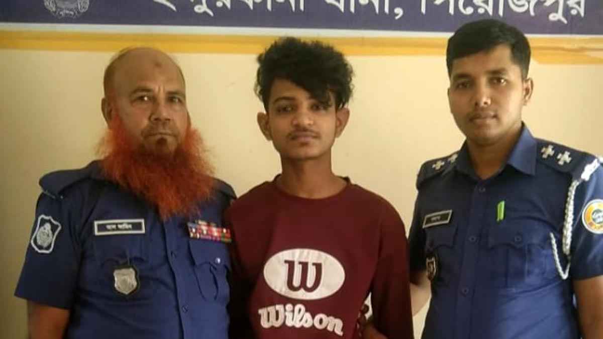 পিরোজপুরে জয় বাংলা ক্যাম্পেইন করা সেই ছাত্রলীগ কর্মী আটক