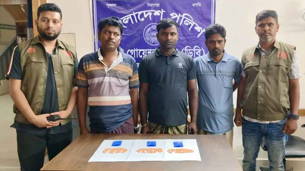 চুয়াডাঙ্গায় ৬০০ ইয়াবাসহ তিন মাদক কারবারি গ্রেফতার