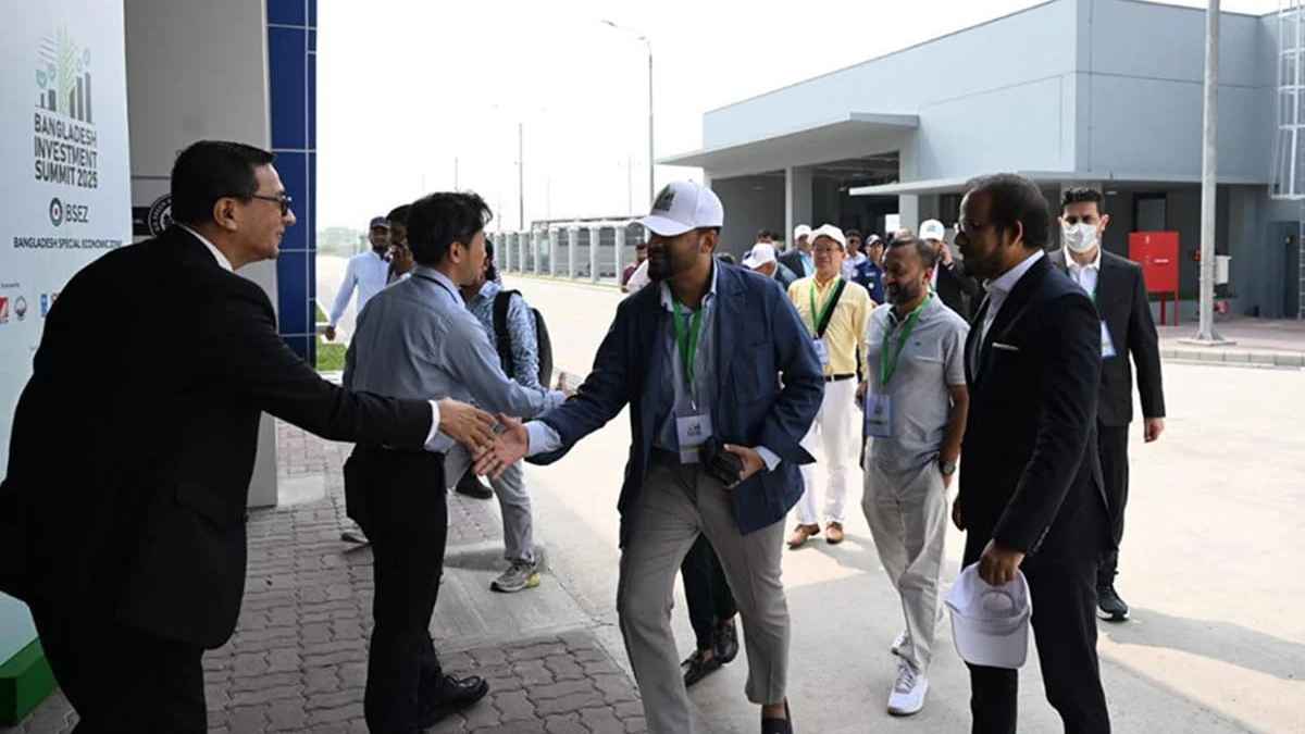 নারায়ণগঞ্জে বিদেশি বিনিয়োগকারীদের অর্থনৈতিক অঞ্চল পরিদর্শন