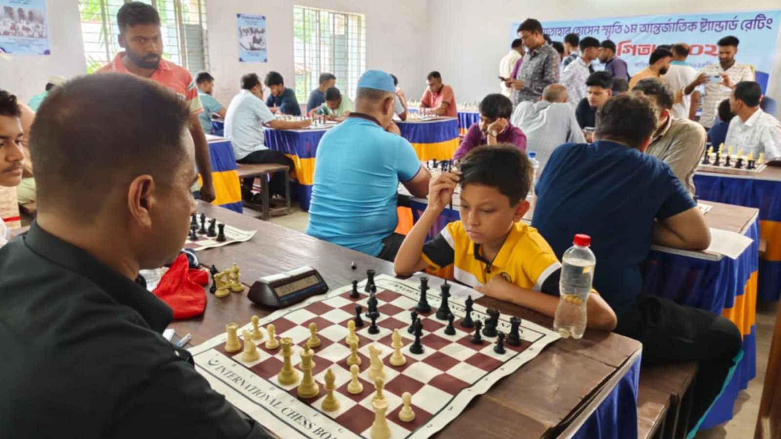 কুমারখালীতে প্রথমবার আন্তর্জাতিক দাবা প্রতিযোগিতা অনুষ্ঠিত