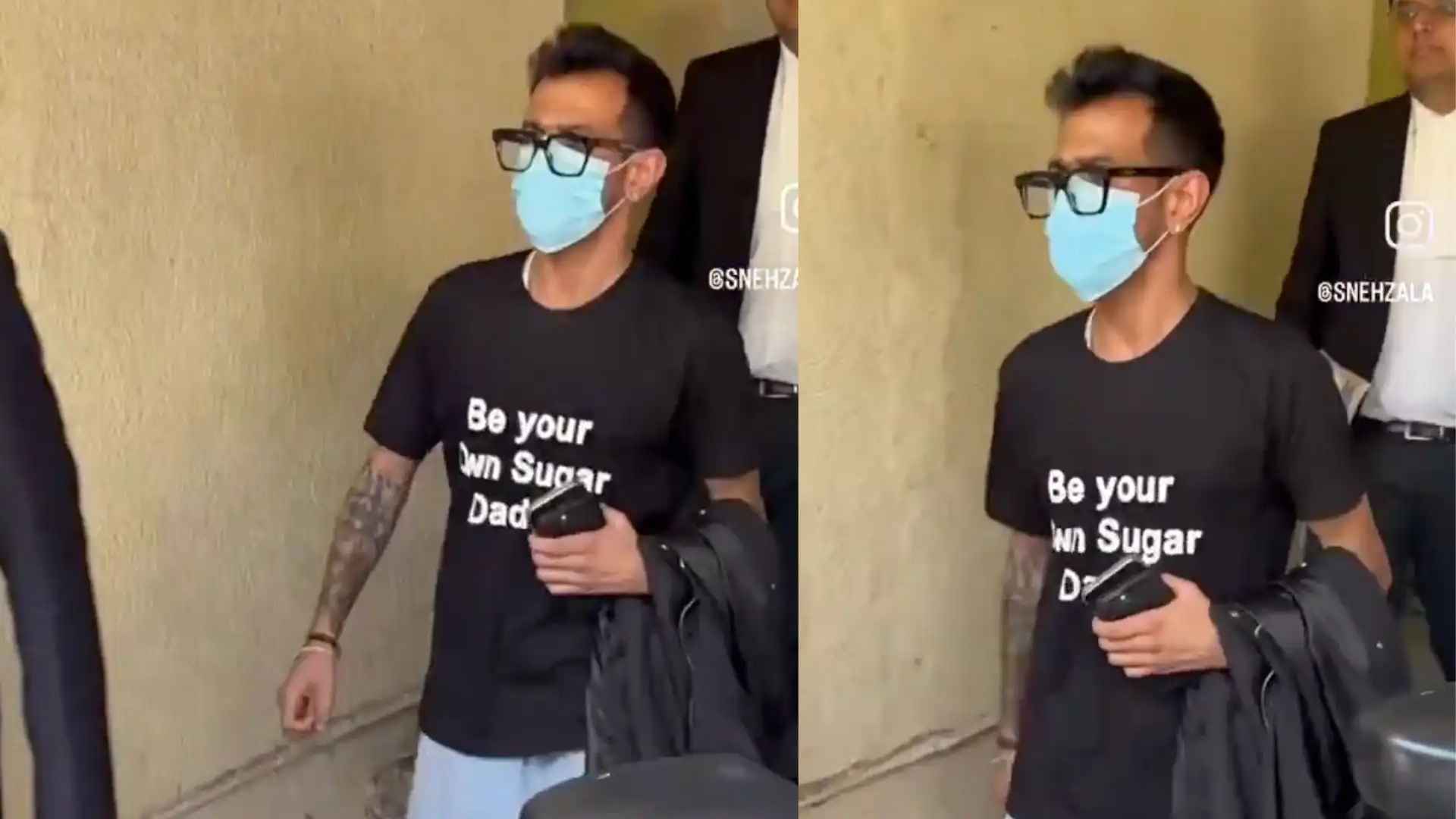 ‘নিজেই নিজের সুগার ড্যাডি হও’ লেখা টি-শার্ট পরার কারণ জানালেন চাহাল