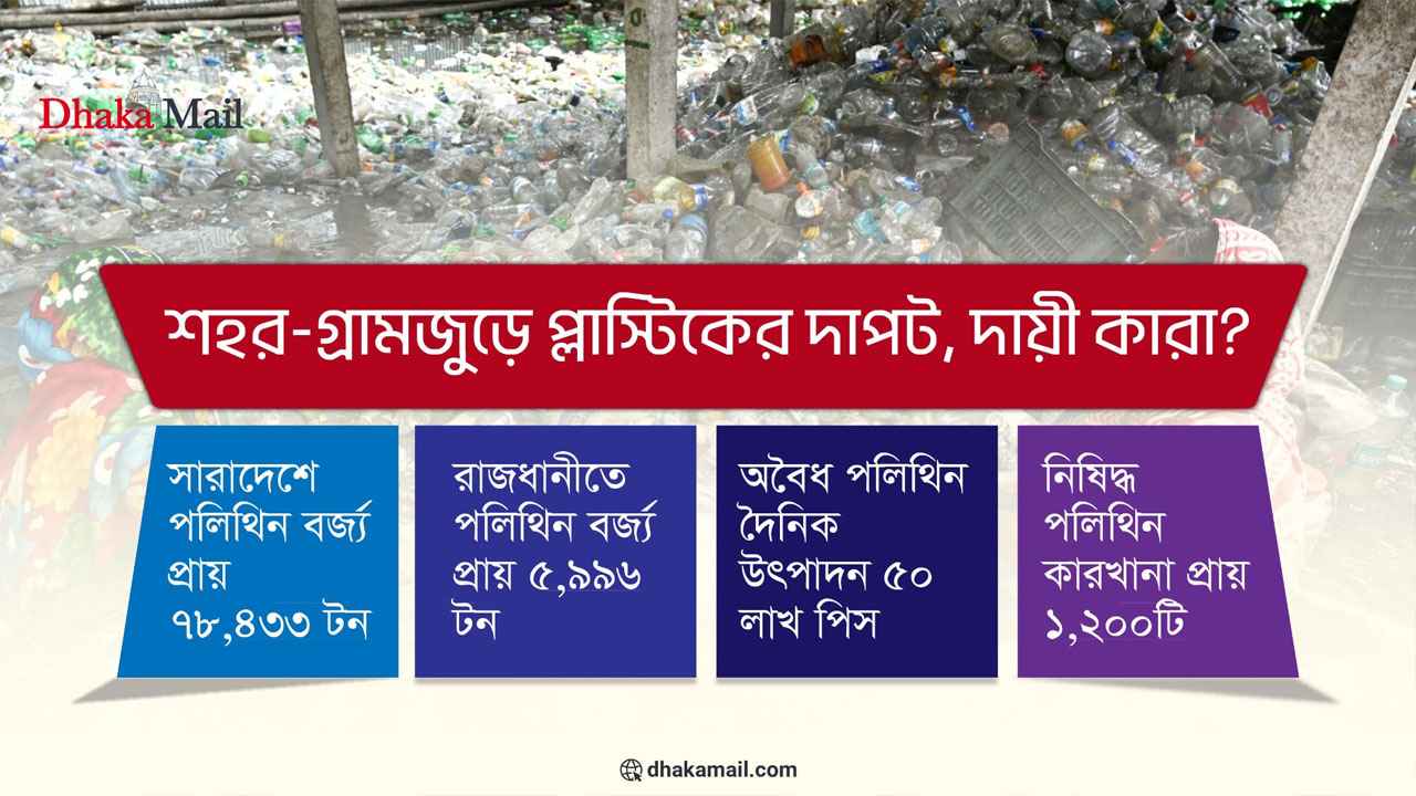 শহর-গ্রামজুড়ে প্লাস্টিকের দাপট, দায়ী কারা?