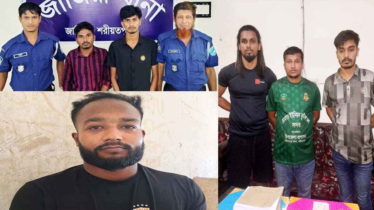 ১৫ আগস্টের কার্যক্রম পরিচালনা, ৬ ছাত্রলীগ কর্মী আটক