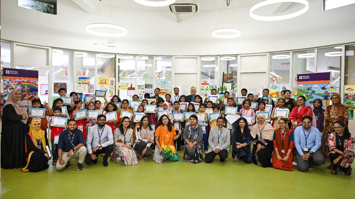 ব্রিটিশ কাউন্সিলের ইংলিশ ট্রেইনিং সেন্টারে ইয়াং লার্নার আর্ট কম্পিটিশন