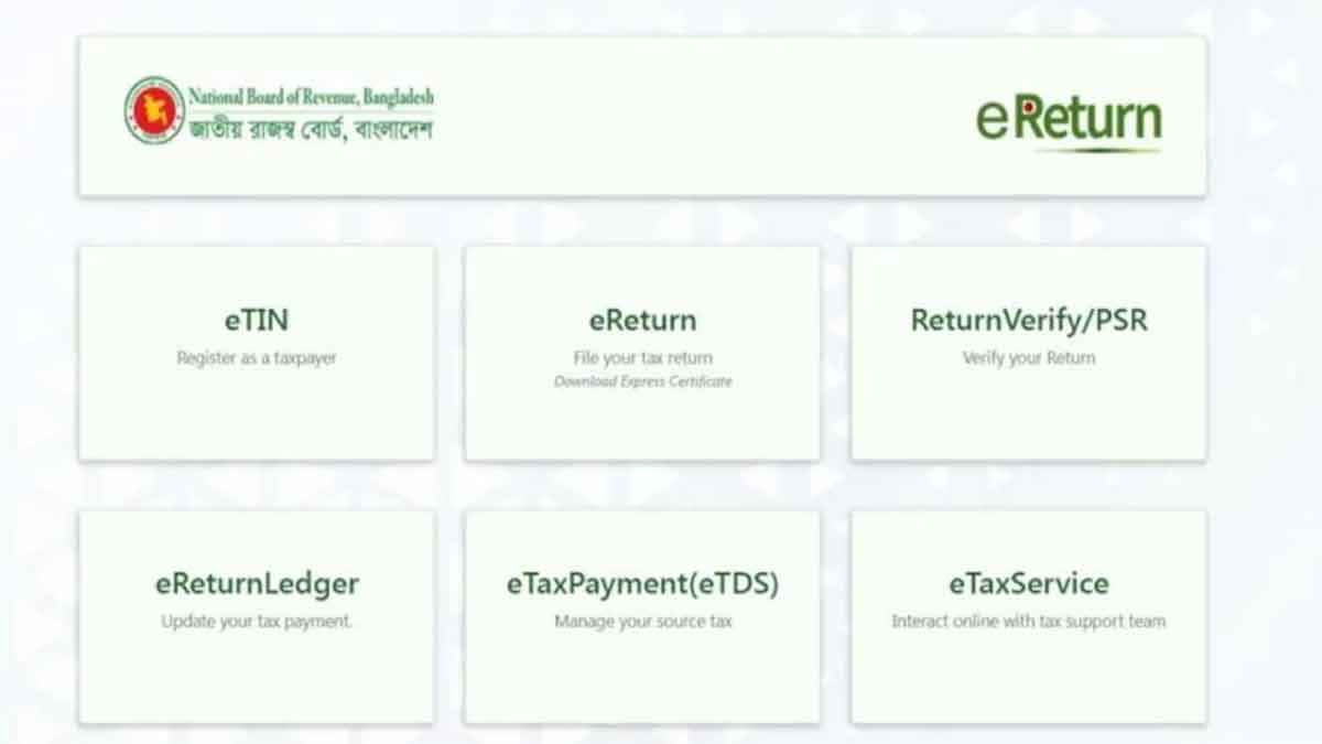 প্রথম ১০ দিনেই প্রায় এক লাখ করদাতার ই-রিটার্ন দাখিল