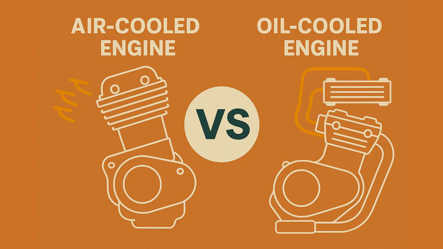 এয়ার কুলড নাকি ওয়েল কুলড ইঞ্জিনের মোটরসাইকেল ভালো?