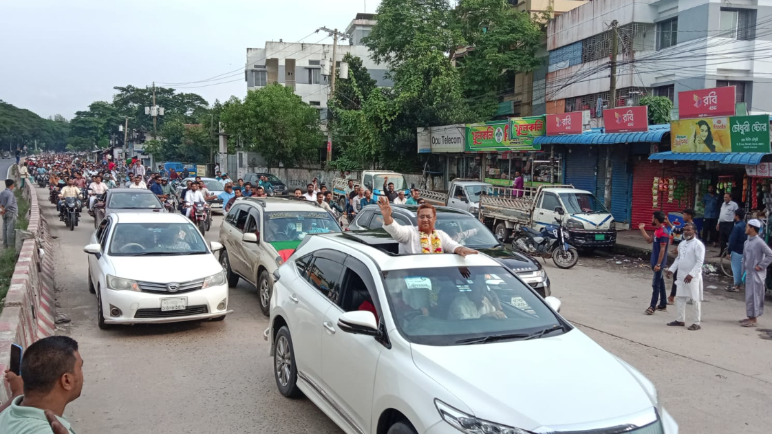 বিএনপি ও যুবদলের ৫ নেতার বহিষ্কারাদেশ প্রত্যাহার চেয়ে মোটর শোভাযাত্রা 