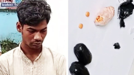 মাদক কারবারির পেটের ভেতর থেকে ১৫০ পিস ইয়াবা উদ্ধার