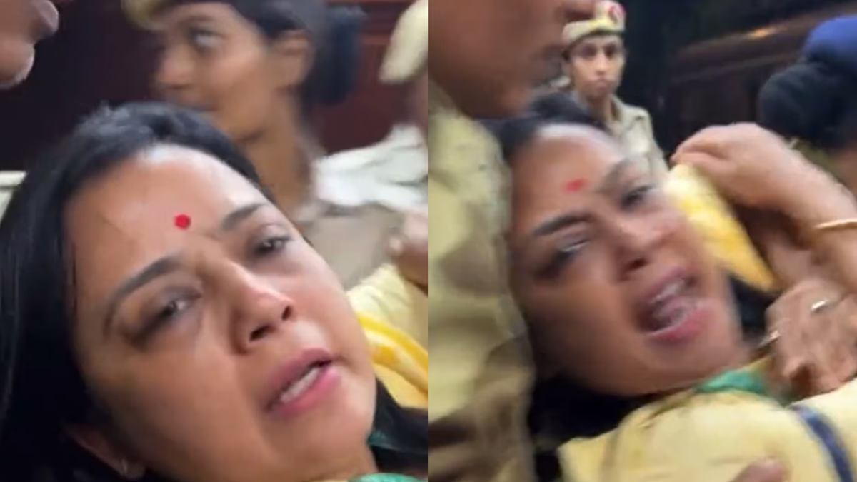 পুলিশের সঙ্গে ধস্তাধস্তিতে অসুস্থ তৃণমূলের সাংসদ মহুয়া ও মিতালি