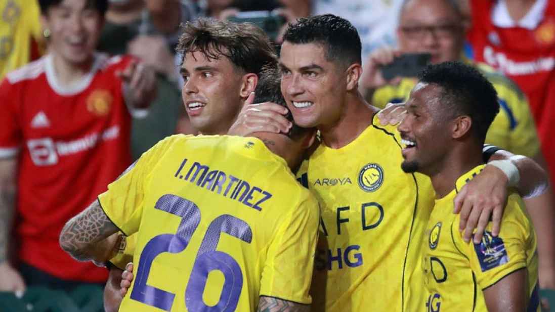 রোনালদো-ফেলিক্সের জোড়া জাদুতে আল নাসেরের গোল উৎসব