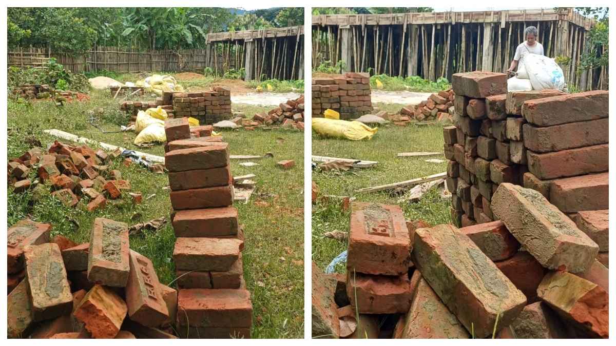 বৌদ্ধবিহার নির্মাণে পরিত্যক্ত স্কুলের ইট ব্যবহারের অভিযোগ