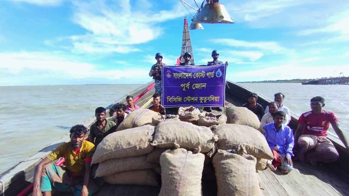 পণ্যের বিনিময়ে মিয়ানমার থেকে মাদক পাচার, পাঁচশ বস্তা আলুসহ আটক ১১