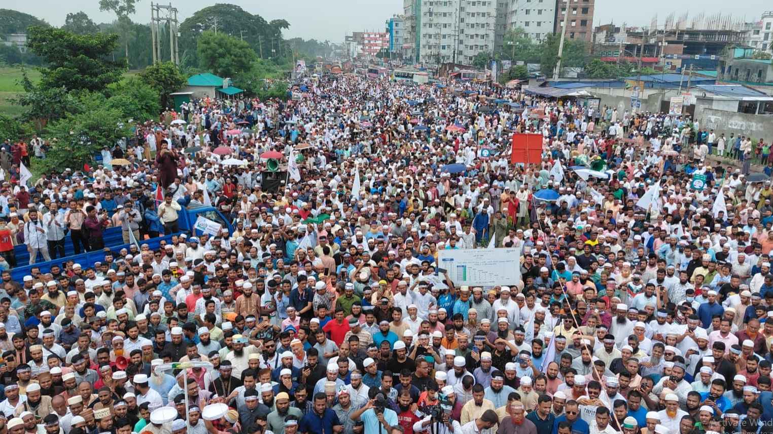 জুলাই গণঅভ্যুত্থান দিবসে গাজীপুরে জামায়াতের গণমিছিল