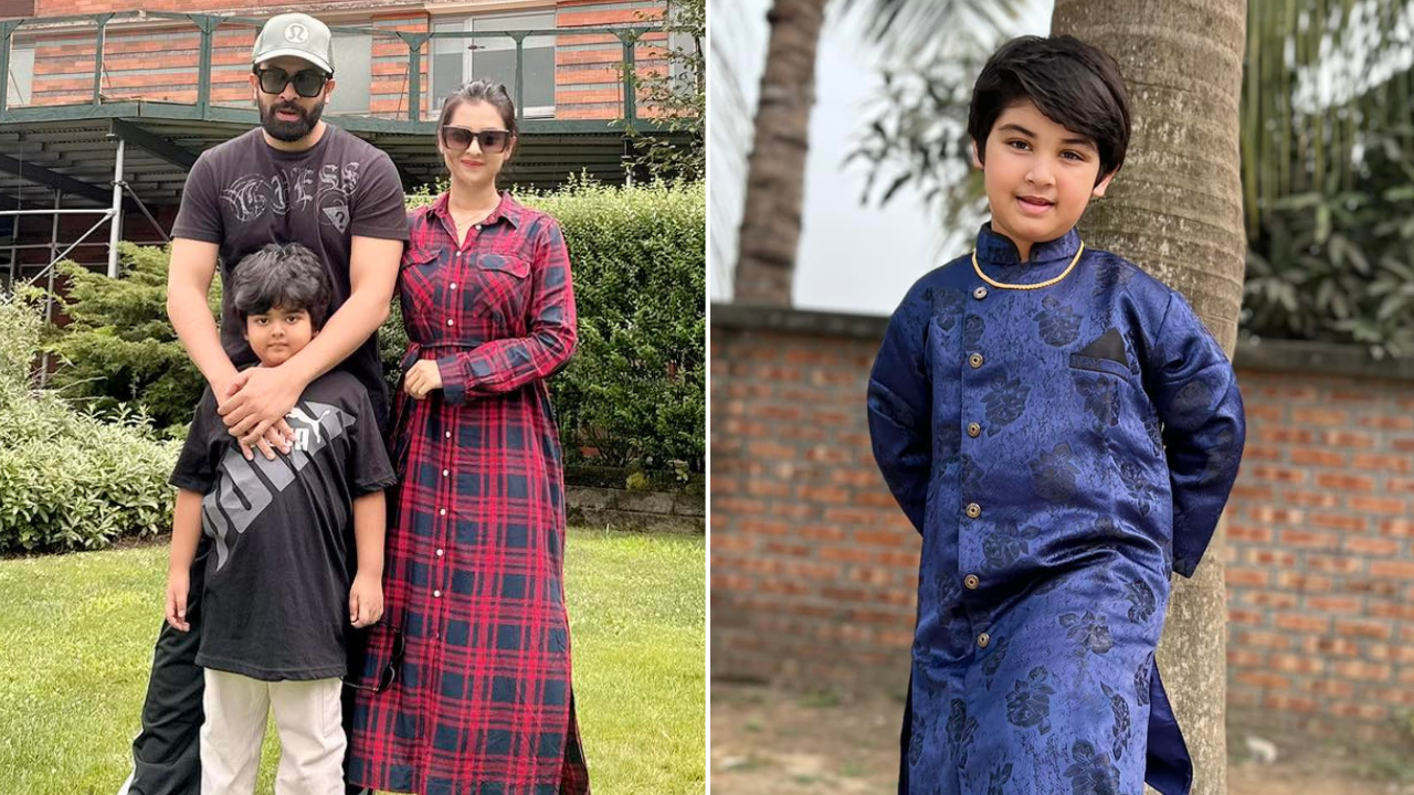 ছোট ছেলেকে নিয়ে আমেরিকা ঘুরছেন, বড় ছেলেকে নিয়ে যা বললেন শাকিব