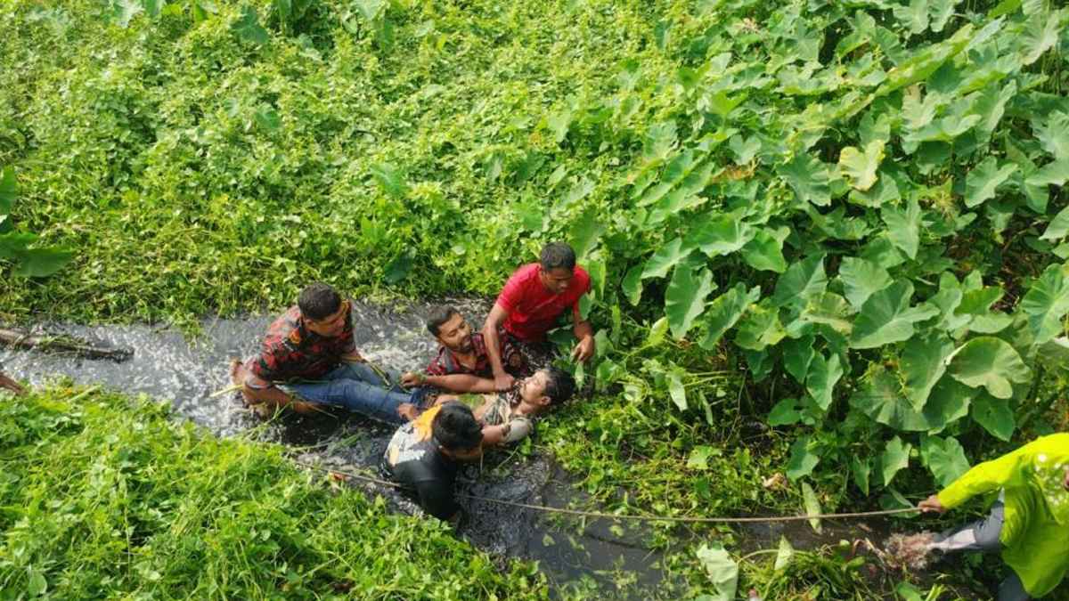 কচুরিপানার মরণফাঁদে ২ ভাই, ডুবুরি দলের অভিযানে জীবিত উদ্ধার