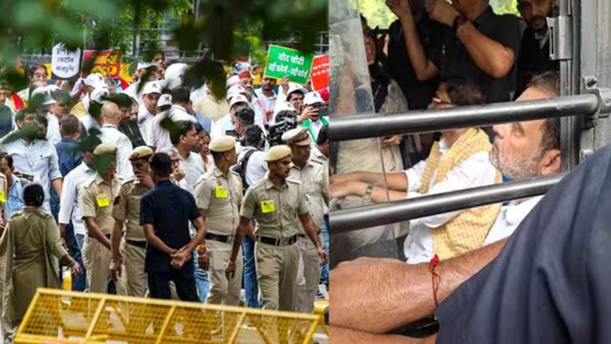 রাহুল গান্ধীসহ বিরোধী এমপিদের আটকের কারণ জানালো দিল্লি পুলিশ