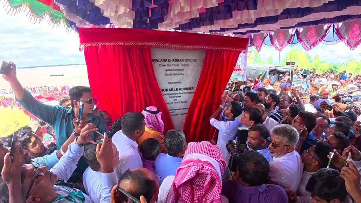 চালু হলো বহু প্রতীক্ষিত ‘মওলানা ভাসানী সেতু’