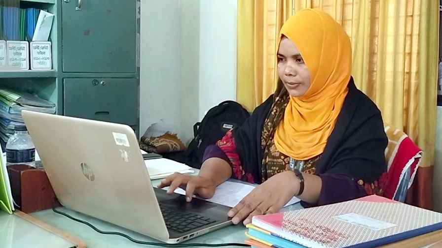 ঢাকা ফেরত সাবিনা আজ সফল সমবায় সভাপতি