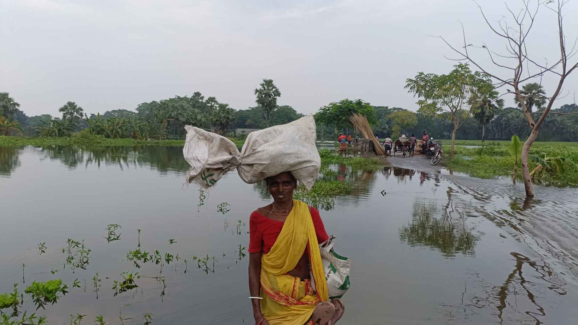 মাগুরায় অর্ধশতাধিক গ্রাম পানির নিচে, দুর্ভোগে কৃষক