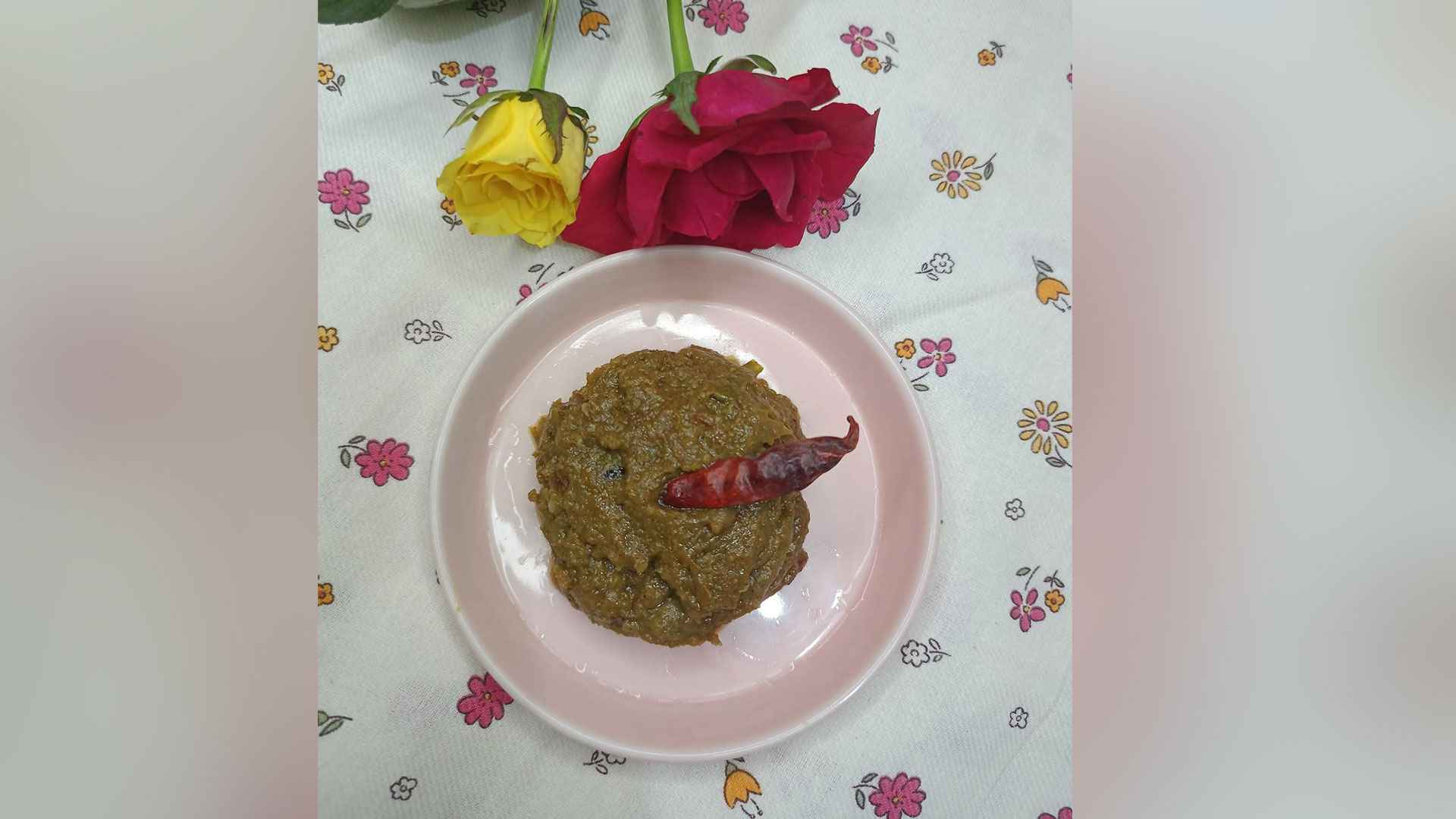 লাউয়ের খোসায় চিংড়ি শুঁটকি ভর্তা রেসিপি