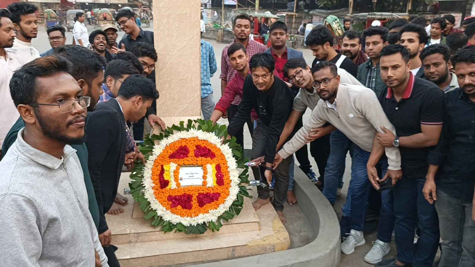 বিশ্বজিতের মৃত্যুবার্ষিকীতে জবি ছাত্রদলের শ্রদ্ধা, বিচার দাবি