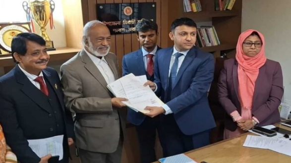 নরসিংদী-২ আসনে মনোনয়ন জমা দিলেন ড. আব্দুল মঈন খান