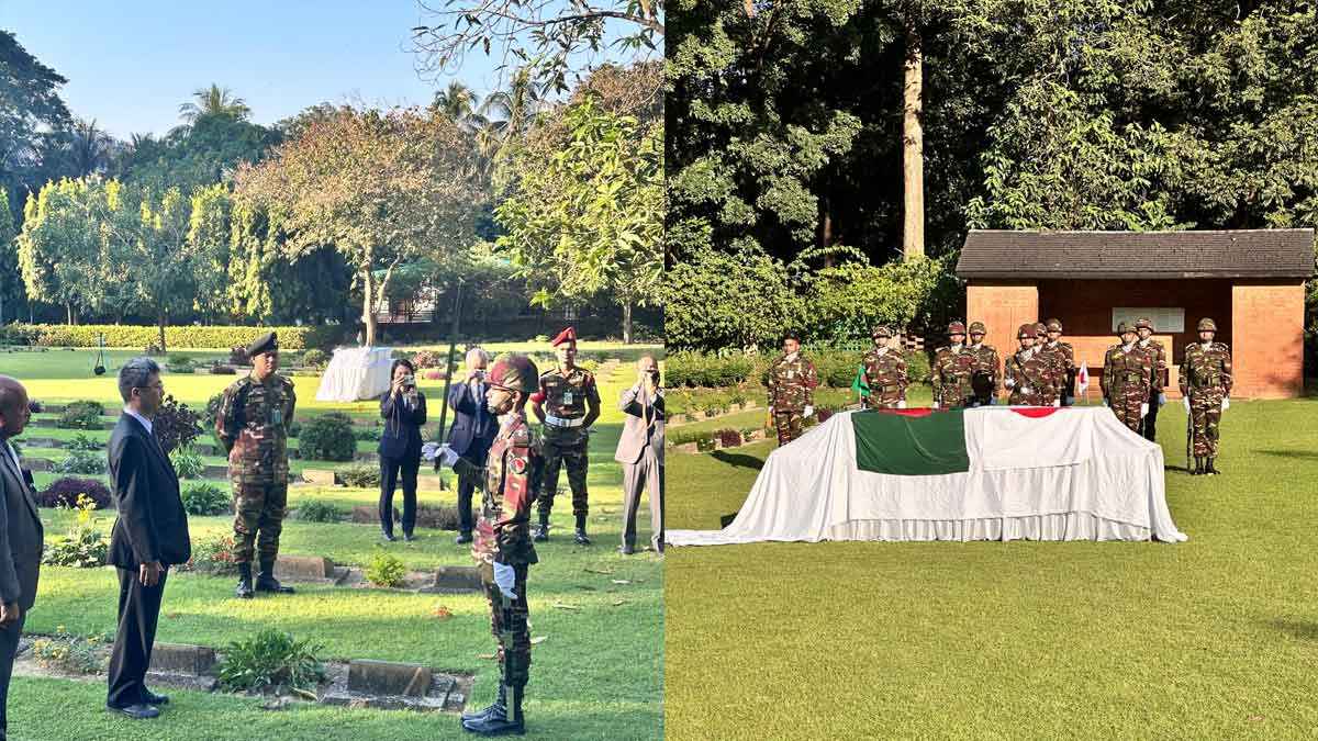 চট্টগ্রামে জাপানি সৈন্যদের দেহাবশেষ উত্তোলন ও প্রত্যাবর্তন
