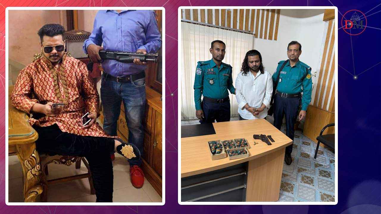 হাদি হত্যায় মোটরসাইকেল চালকের ঘনিষ্ঠ সহযোগী অস্ত্রসহ গ্রেফতার