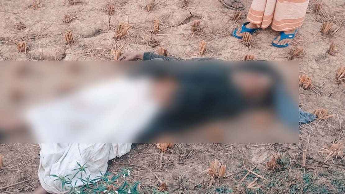 রংপুরে রাস্তার পাশ পড়ে ছিল মিশুক চালকের লাশ