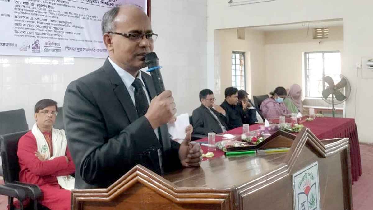 দিনাজপুরে বয়ঃসন্ধিকালীন প্রজনন স্বাস্থ্য বিষয়ক কর্মশালা অনুষ্ঠিত