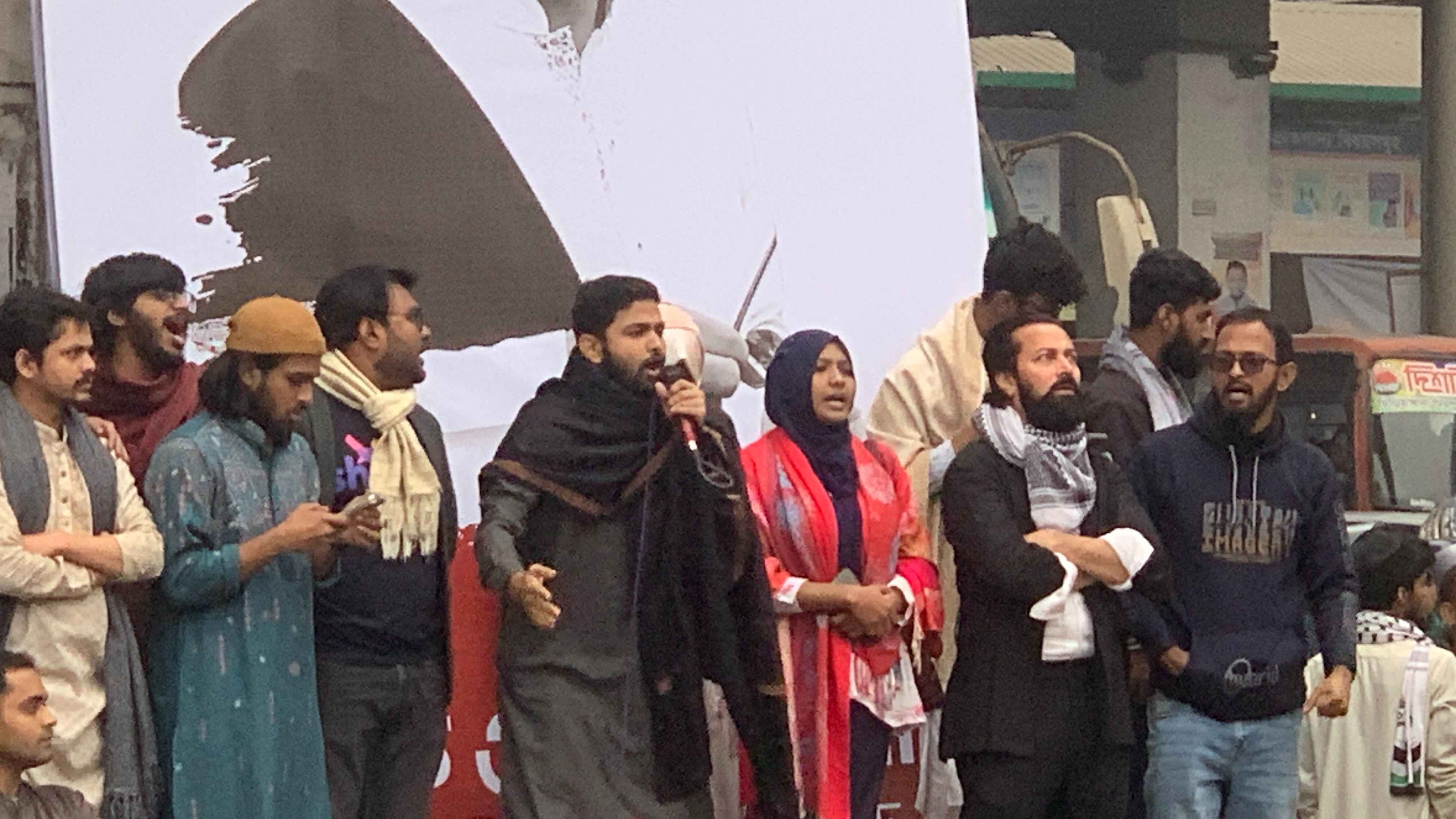 ‘যারা নির্বাচনের মুখোমুখি হাদি ভাইকে দাঁড় করাতে চায় তারা দেশের শত্রু’