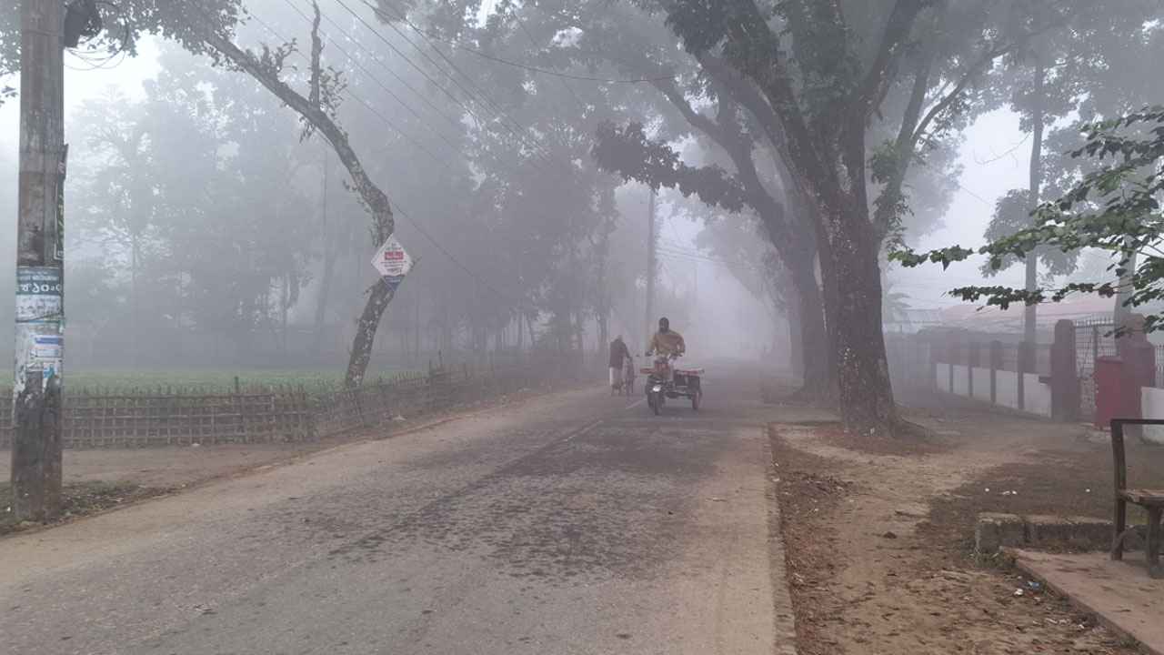 পঞ্চগড়ে হিমশীতল বাতাসে জেঁকে বসেছে শীত