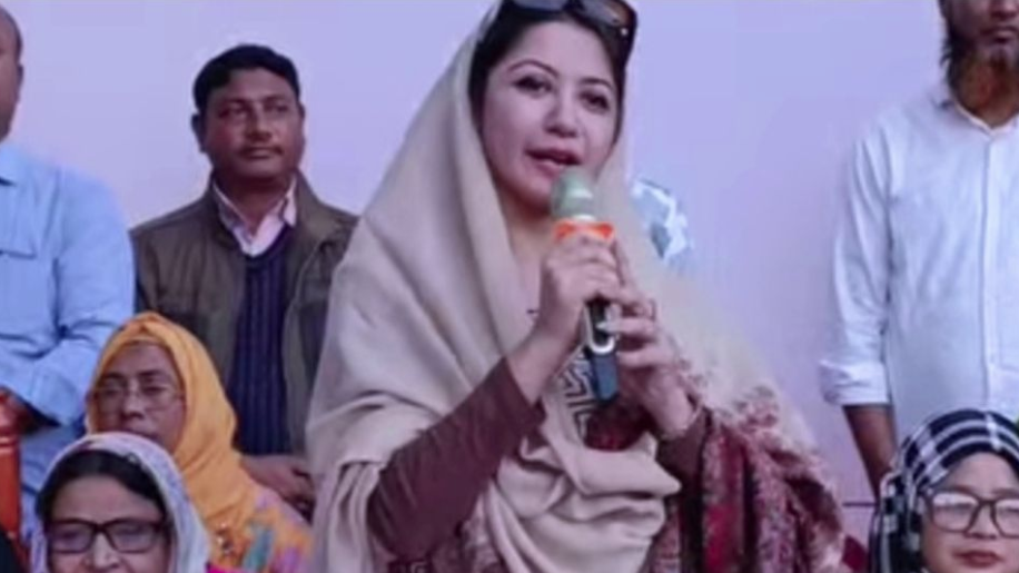 ভোটের মাঠে মির্জা ফখরুলের মেয়ে