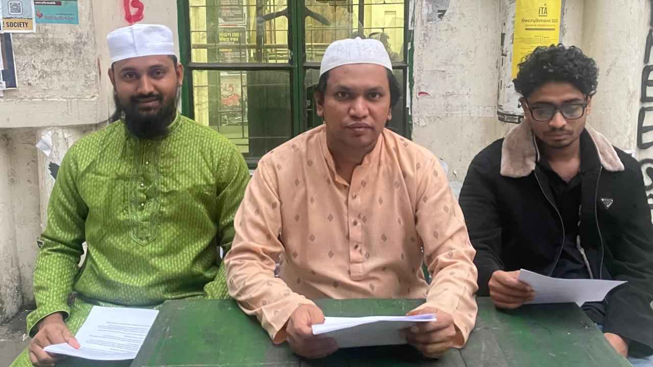 Press conference at DU