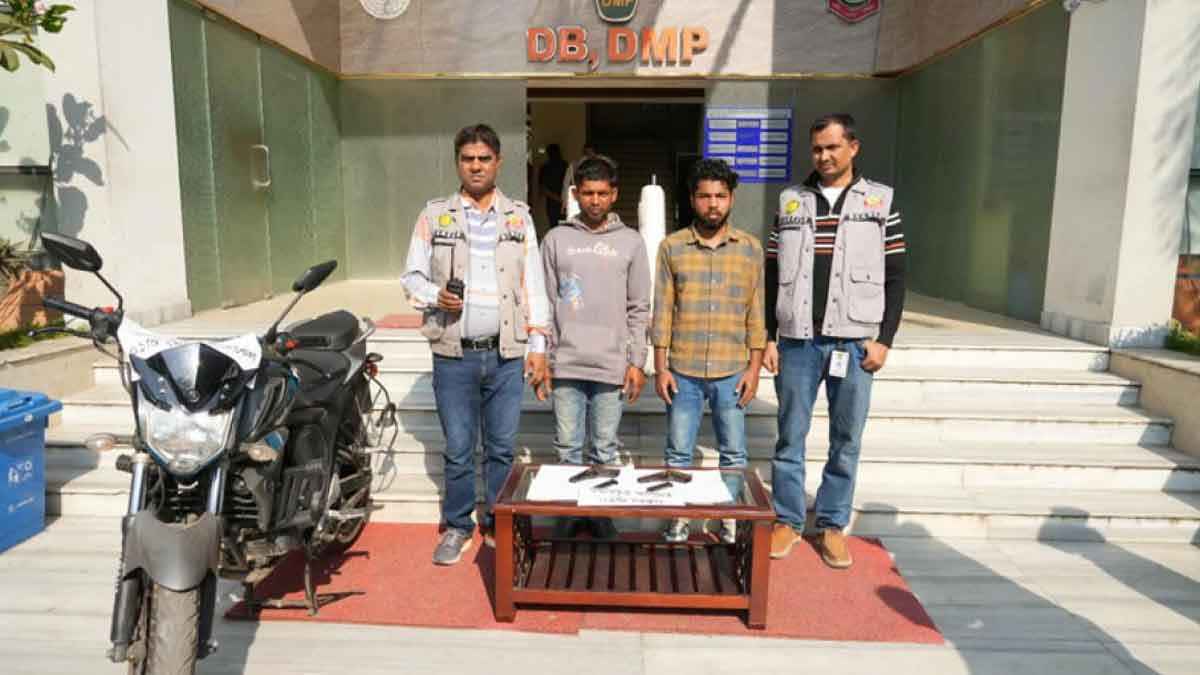 ‎রাজধানীতে বিদেশি পিস্তলসহ গ্রেফতার ২