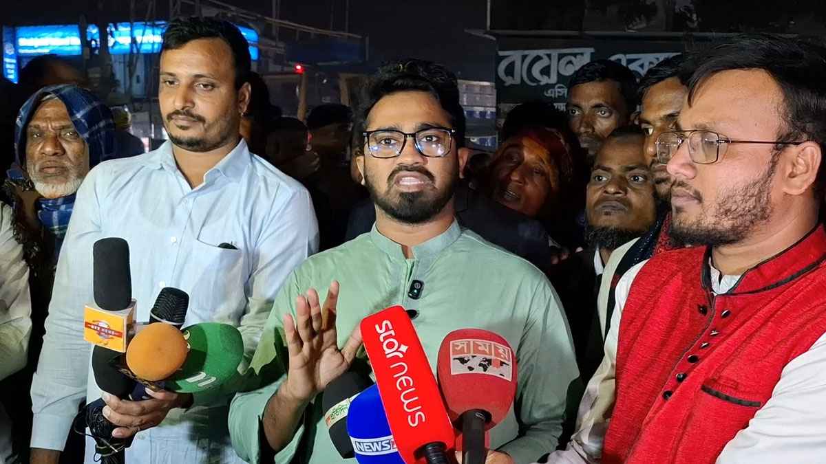 আওয়ামী দোসর-ডামি প্রার্থী ভোটে এলে কমিশন ঘেরাও: রাশেদ খান