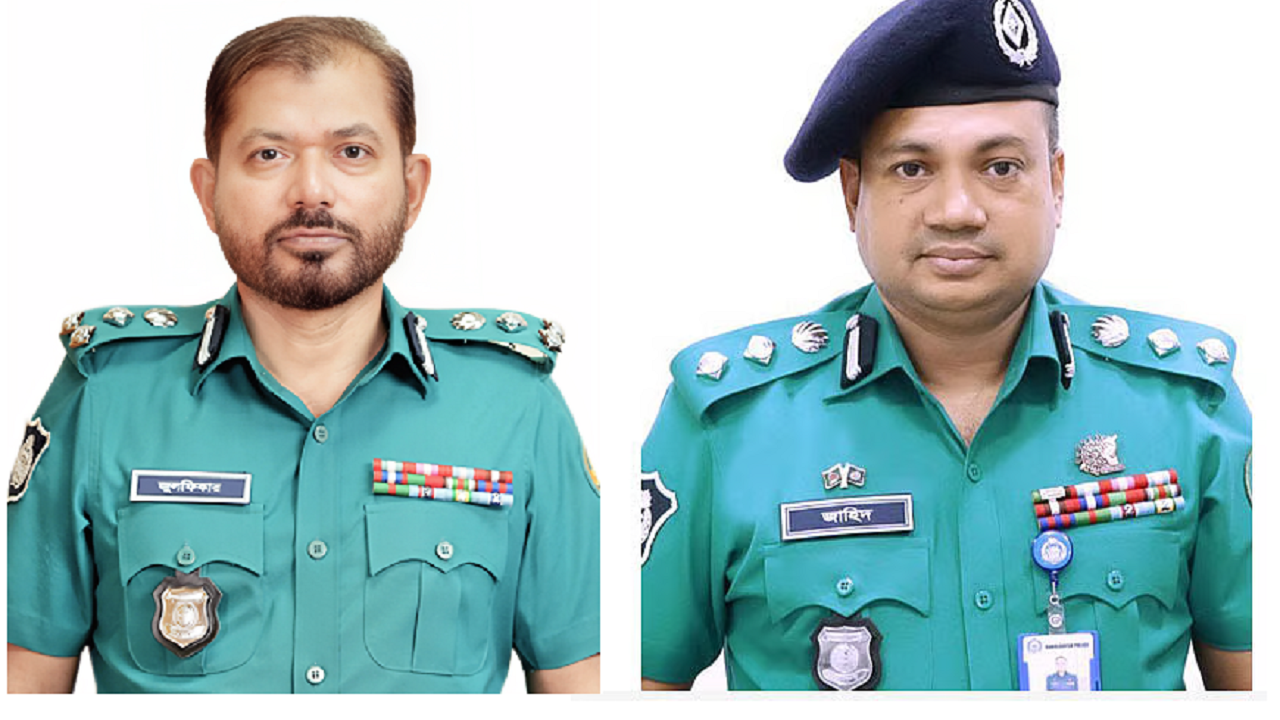 কেএমপি কমিশনার হলেন জাহিদুল, শিল্পাঞ্চলে জুলফিকার