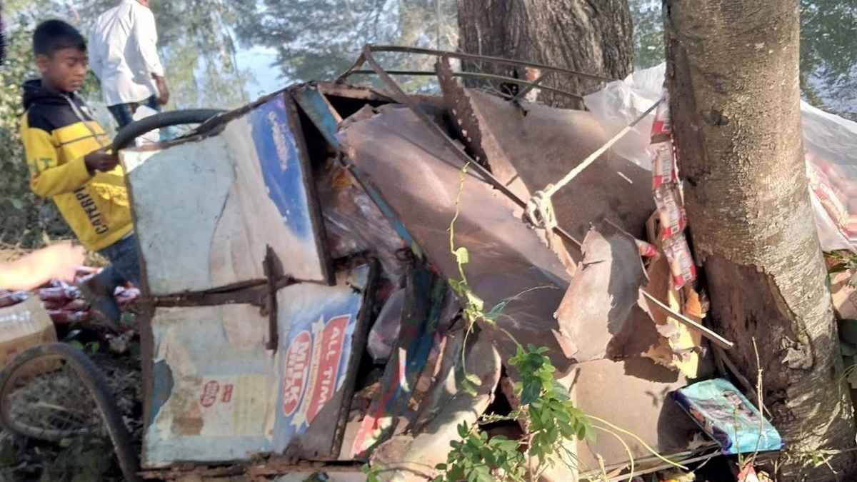 মিরসরাইয়ে সড়ক দুর্ঘটনায় ভ্যানগাড়ি চালক নিহত