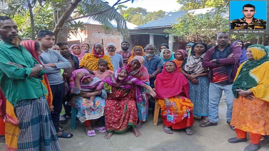 সুদানে হামলায় নিহত শান্তিরক্ষী সবুজের গাইবান্ধার বাড়িতে আর্তনাদ